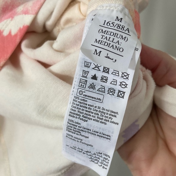 Allsaints Mira Marea Heavyweight Cotton Tie-Dye Cropped T-shirt size Medium - Picture 5 of 10